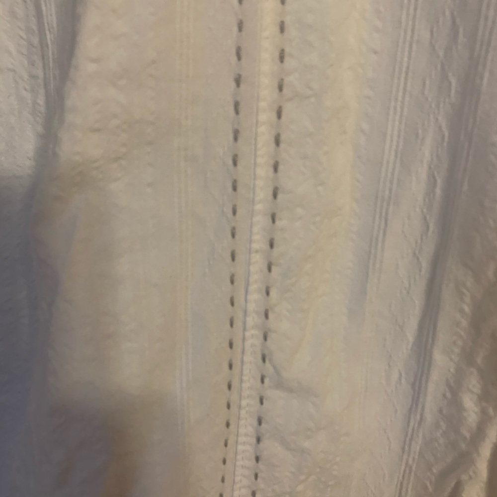 White Cotton Button Down - image 2
